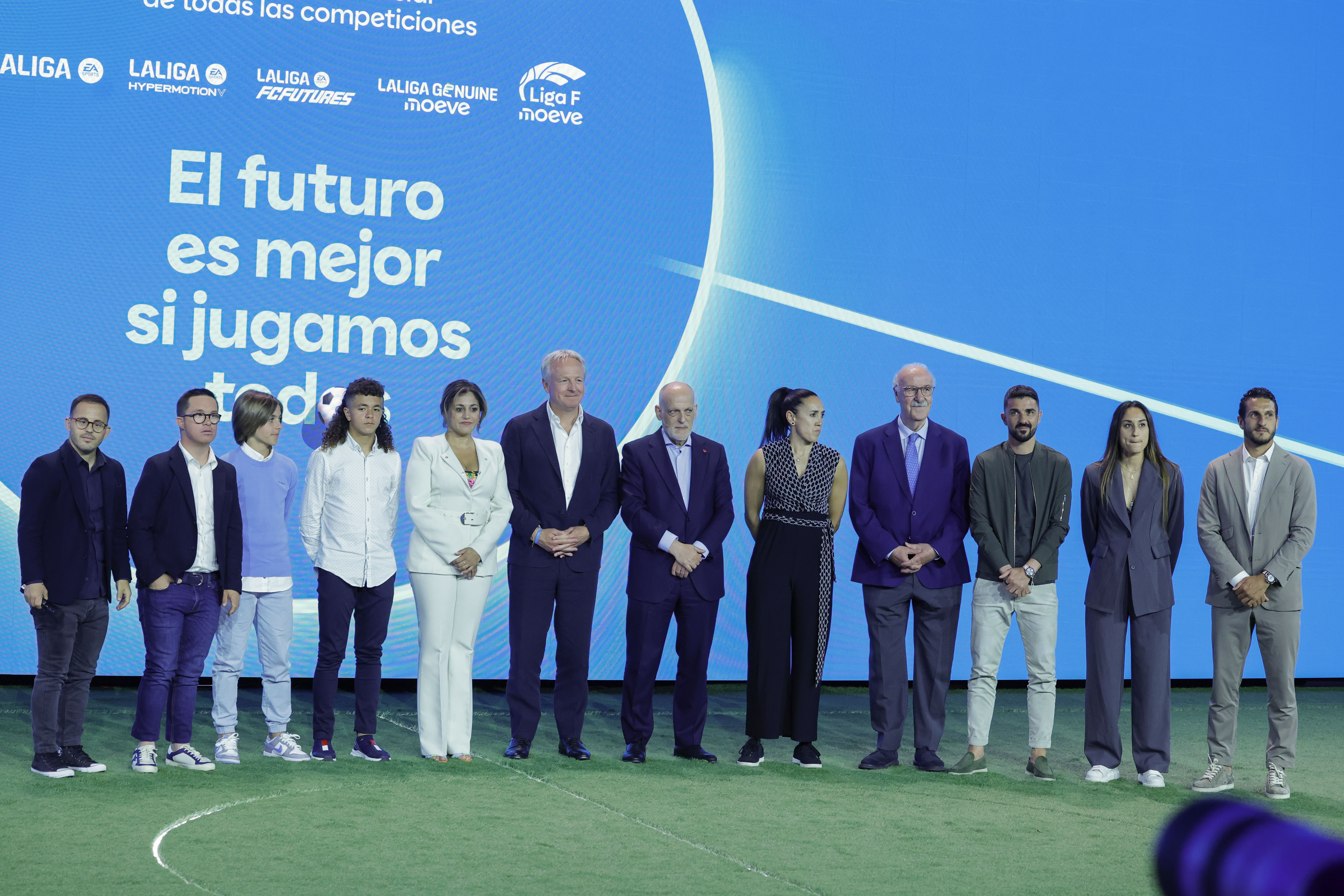 Presentación oficial de la alianza entre Moeve , LALIGA y Liga F