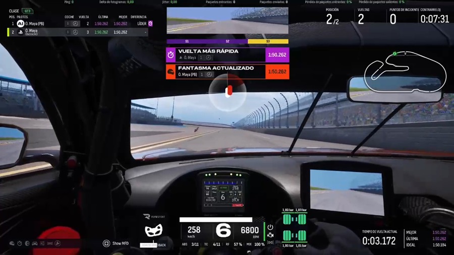 Rennsport videojuego conducción