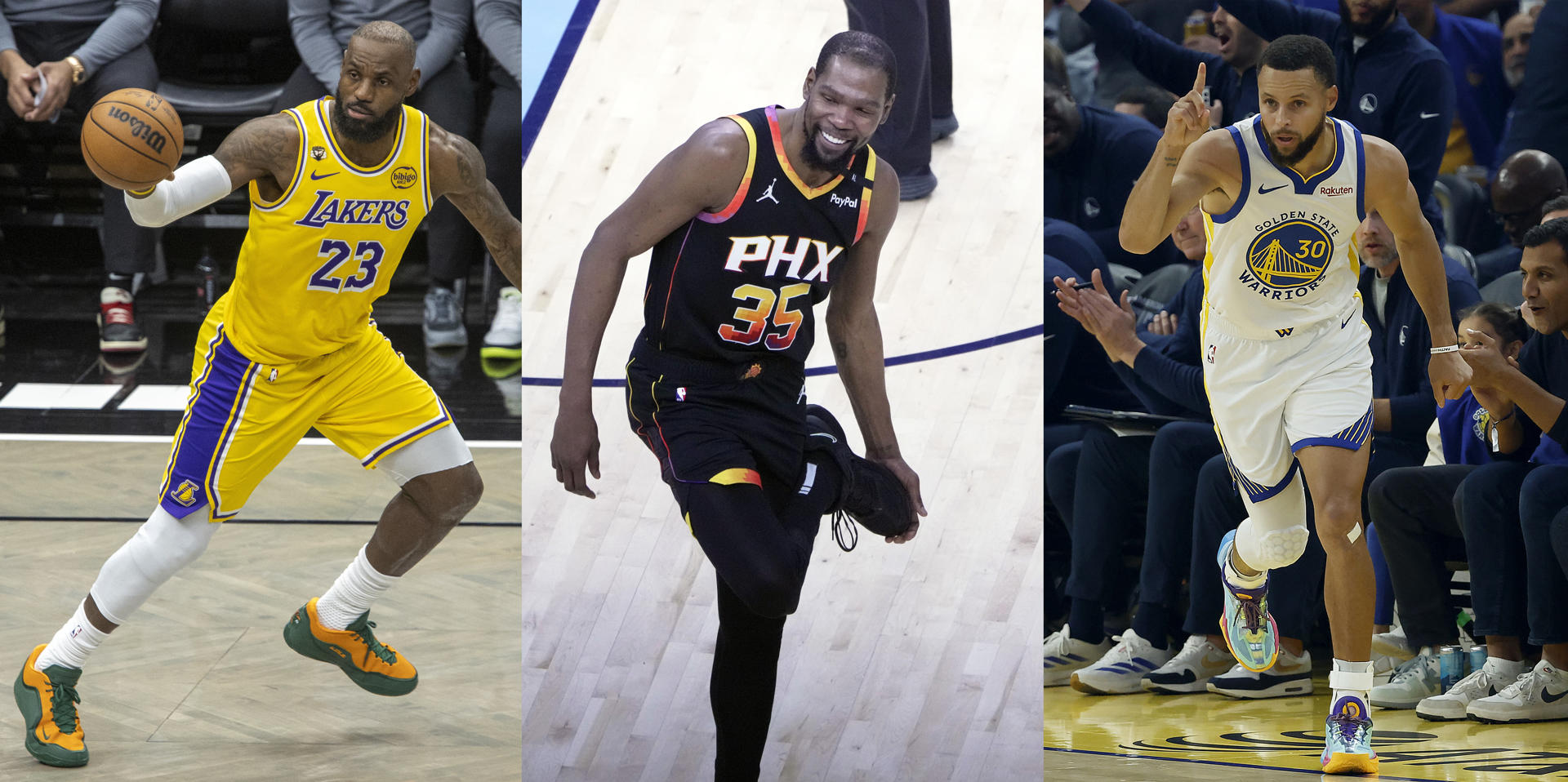 all star lebron durant curry mismo equipo
