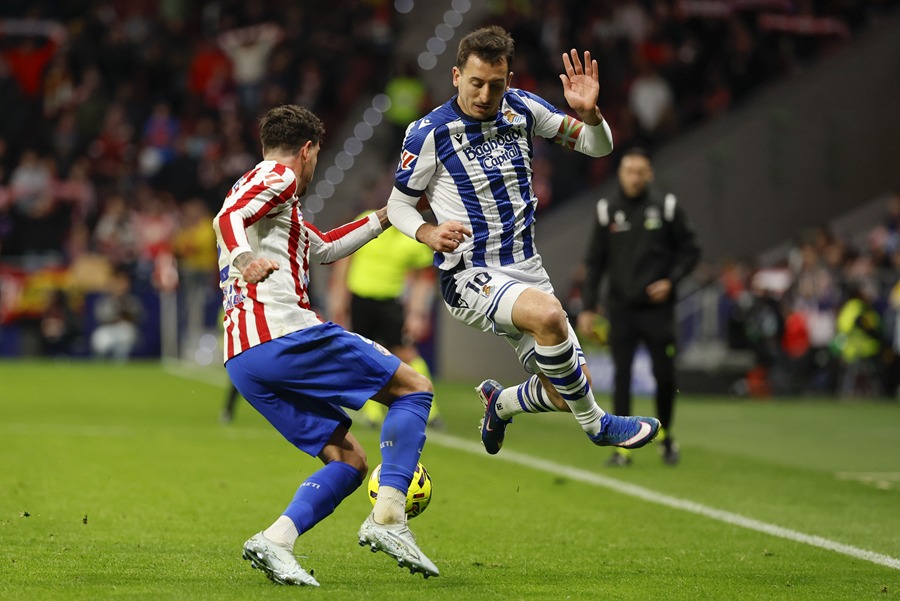Mikel Oyarzabal, en la imagen, es uno de los jugadores con más valor de mercado de la Real Sociedad.