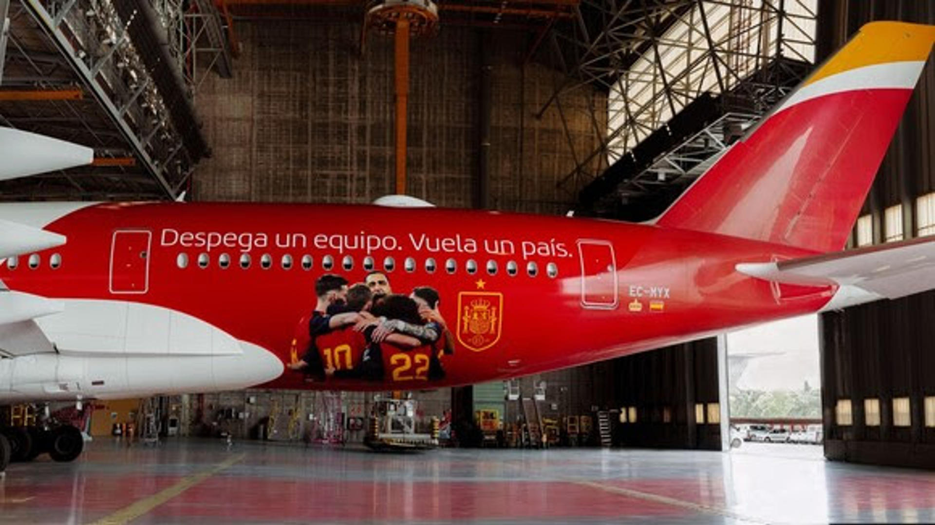 iberia avion seleccion española