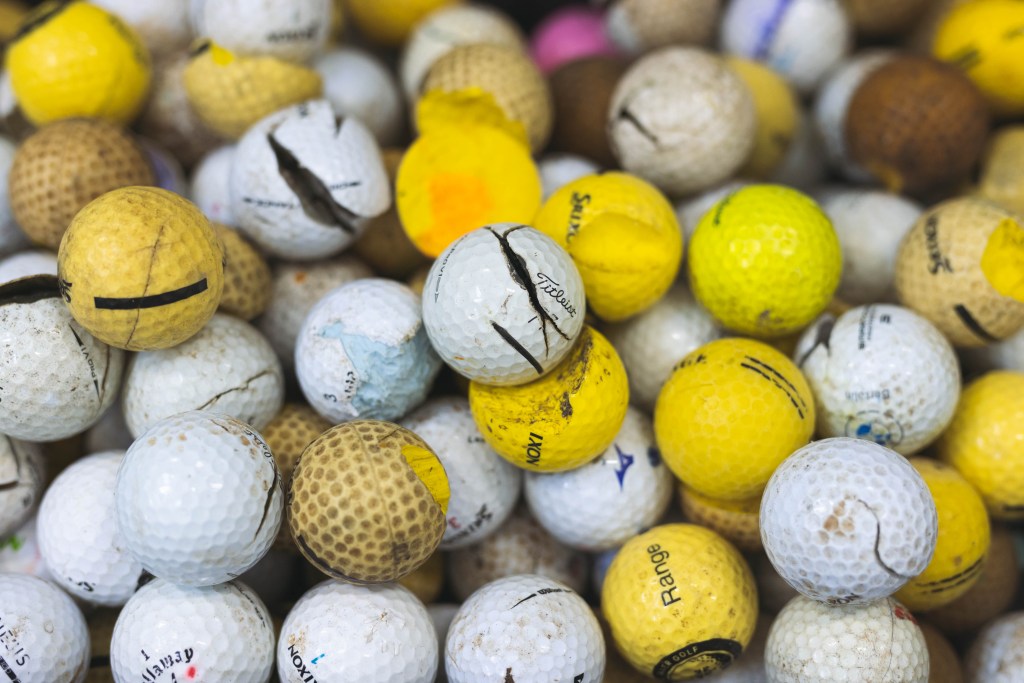 reciclar bolas de golf
