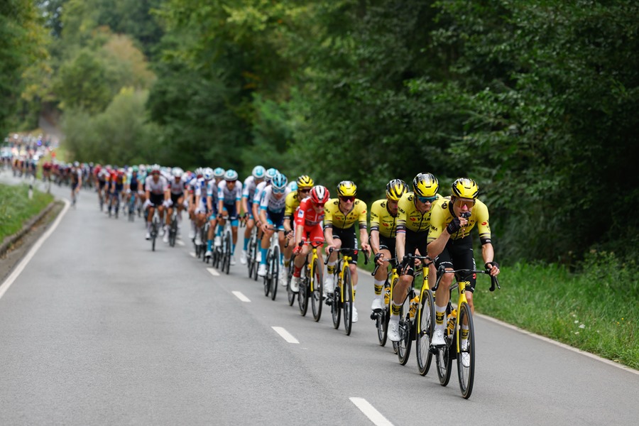 La Vuelta, en su 80 edición, en la etapa con salida y llegada en Bilbao.